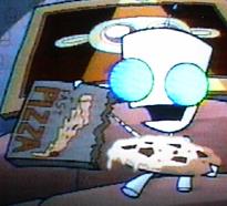 GIR with a pizza